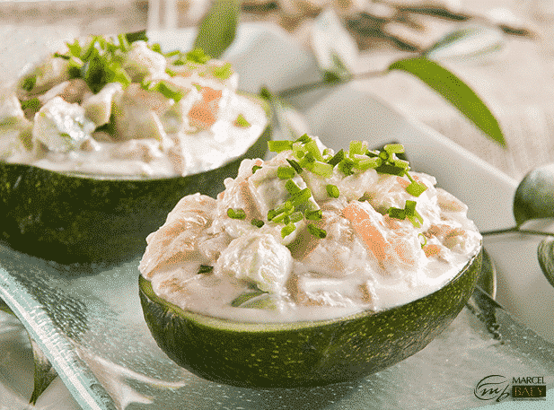 salade saumon fumé
