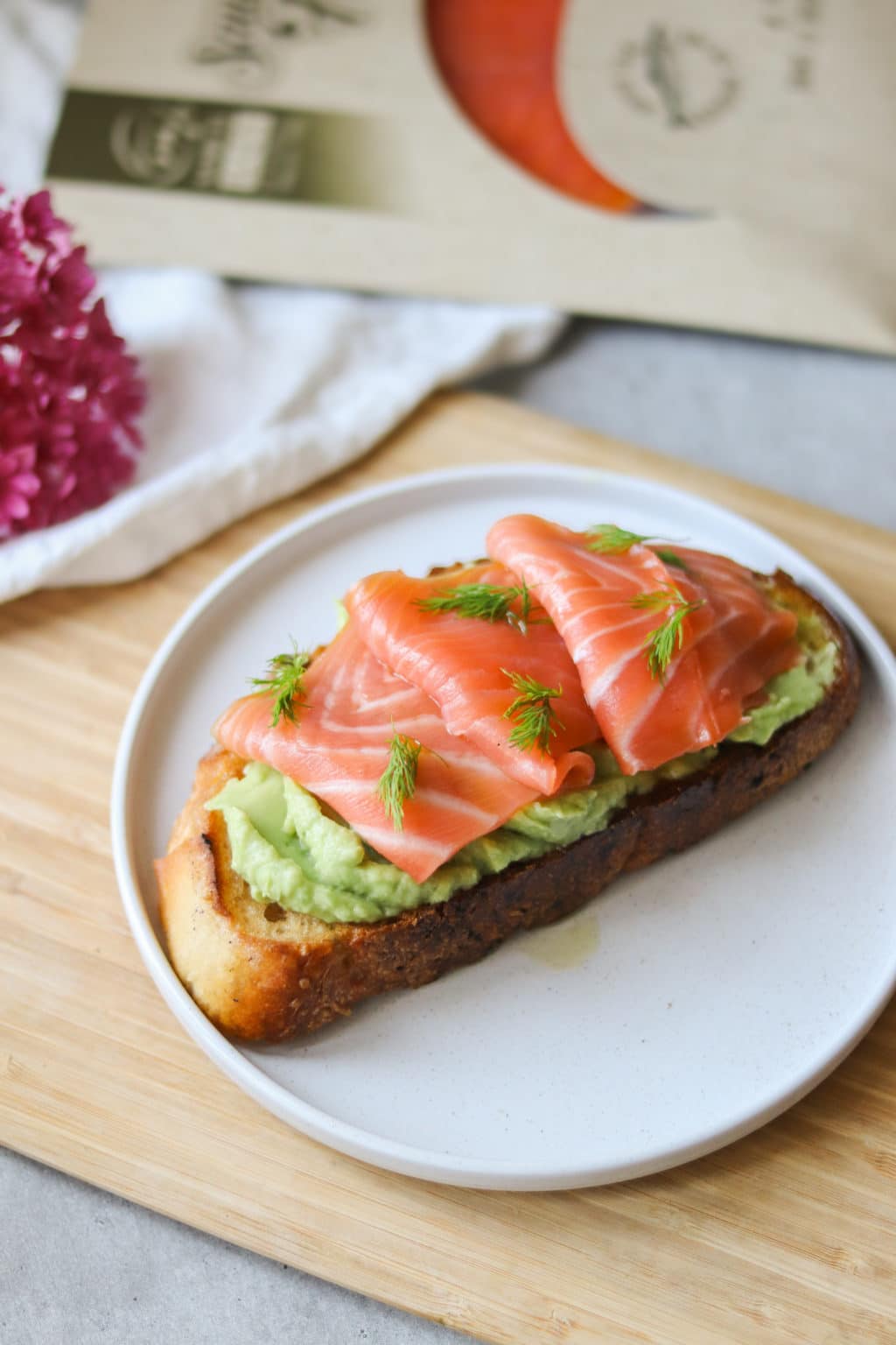 Toast saumon fumé Marcel Baey