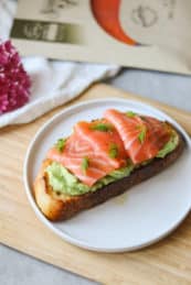 Toast saumon fumé Marcel Baey