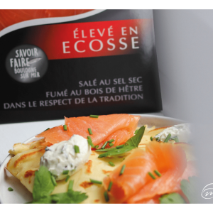 Crêpes au saumon fumé à la ficelle​