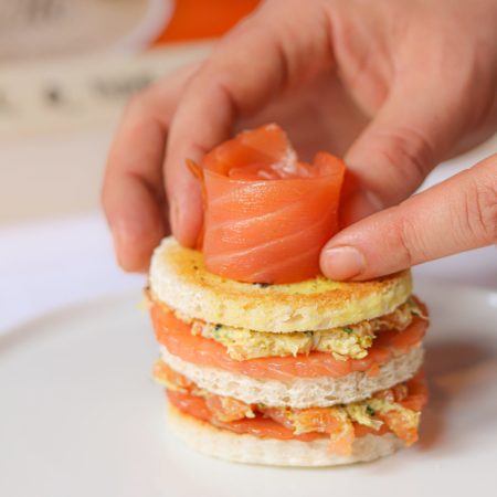 Millefeuille de Saumon Fumé