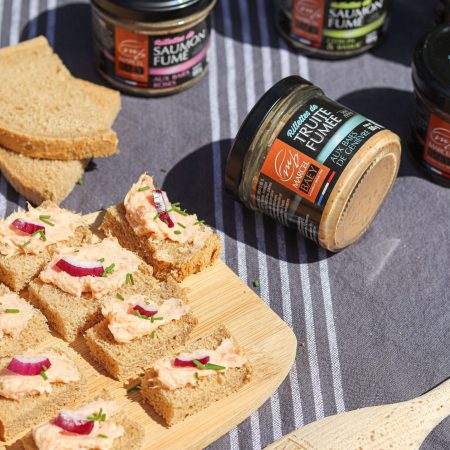 Toasts grillés rillettes